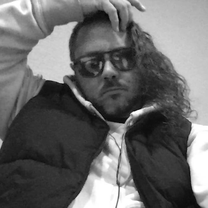 Sean Patrick Barrett, sunglasses, white hoodie and black vest, September 27, 2026 (1 of 9)
