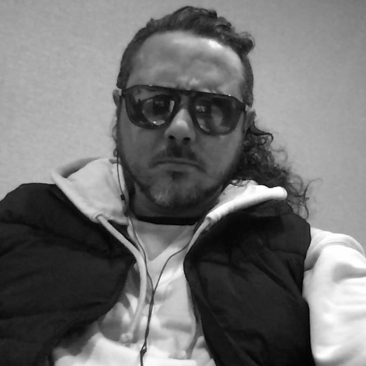 Sean Patrick Barrett, sunglasses, white hoodie and black vest, September 27, 2026 (7 of 9)